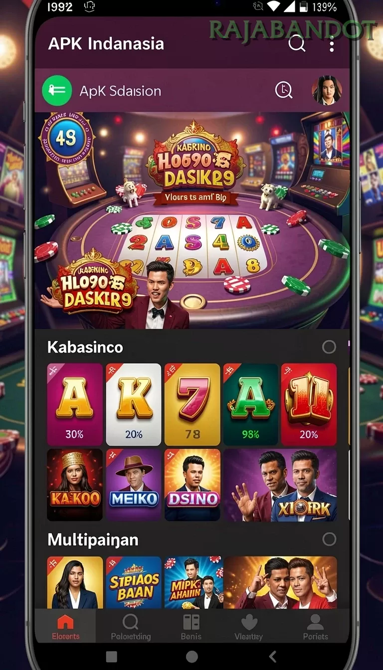 Cuplikan layar SUNDA777 — halaman utama